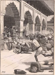Verhaftung des Rajas von Benares AD 1781